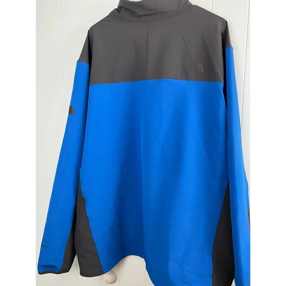 The North Face Mens Stretch SS Jacket Monster Blue Asphalt Grey 3XL NF0A3LGV NEW